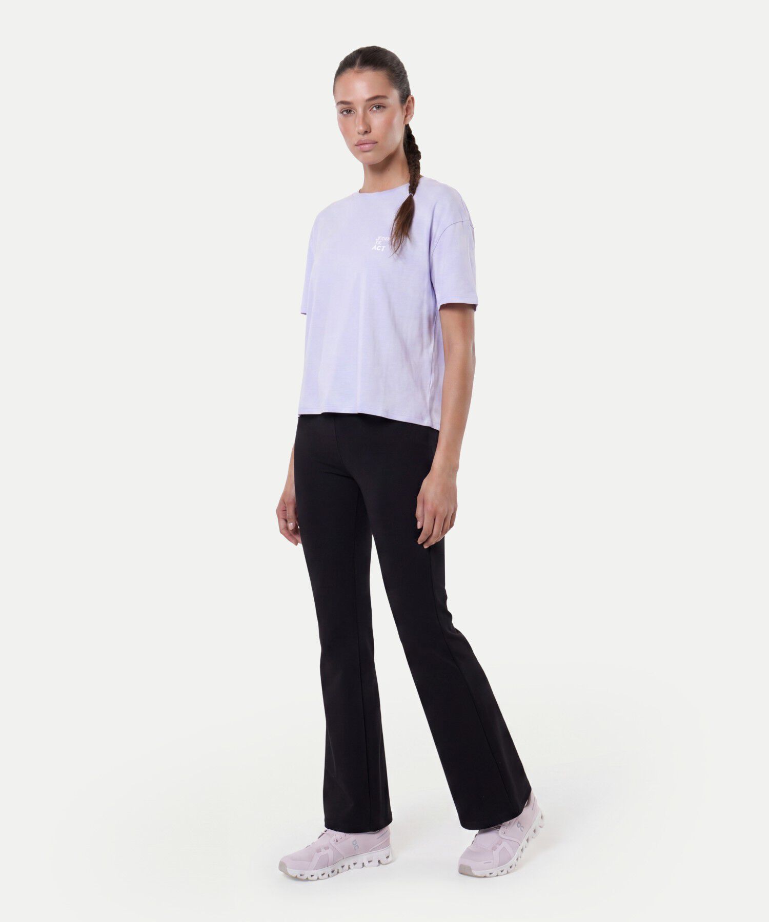 Camiseta Para Mujer Lila