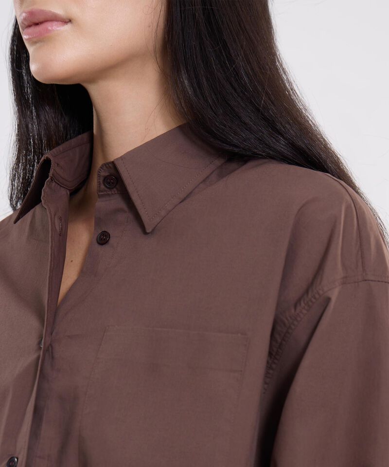 Camisa Para Mujer CafeOscuro