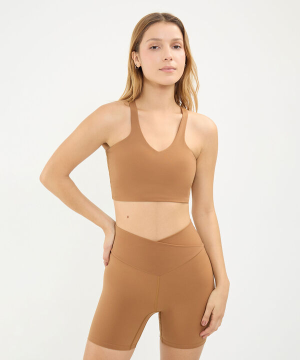 Top Para Mujer Cafe image number null