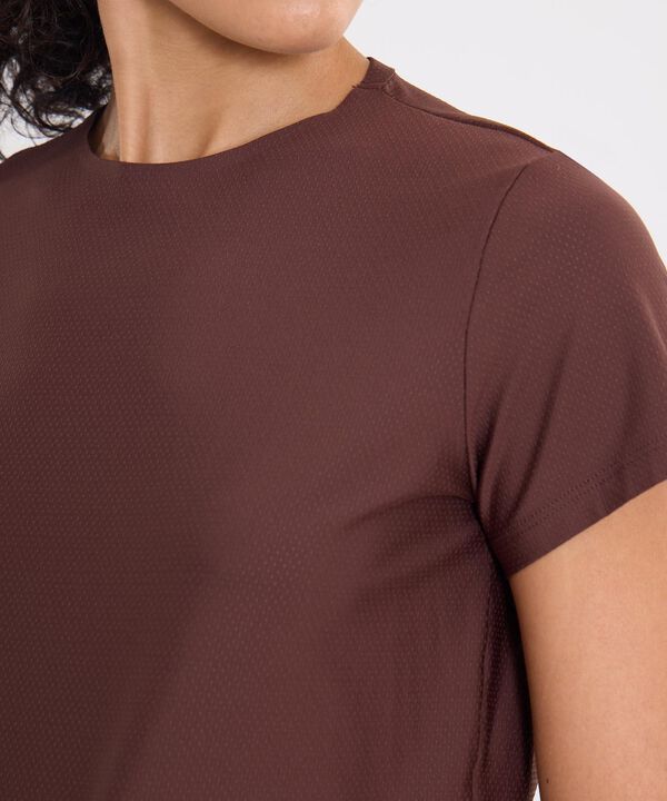 Camiseta Para Mujer CafeOscuro