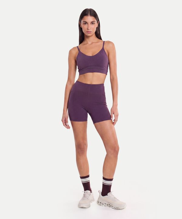 Short Para Mujer Morado image number null