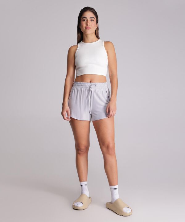 Short Para Mujer Gris image number null