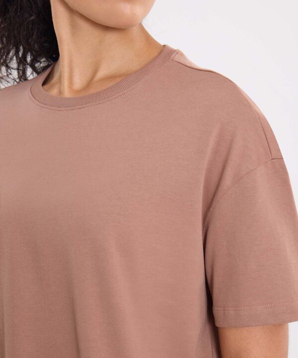 Camiseta Para Mujer Cafe