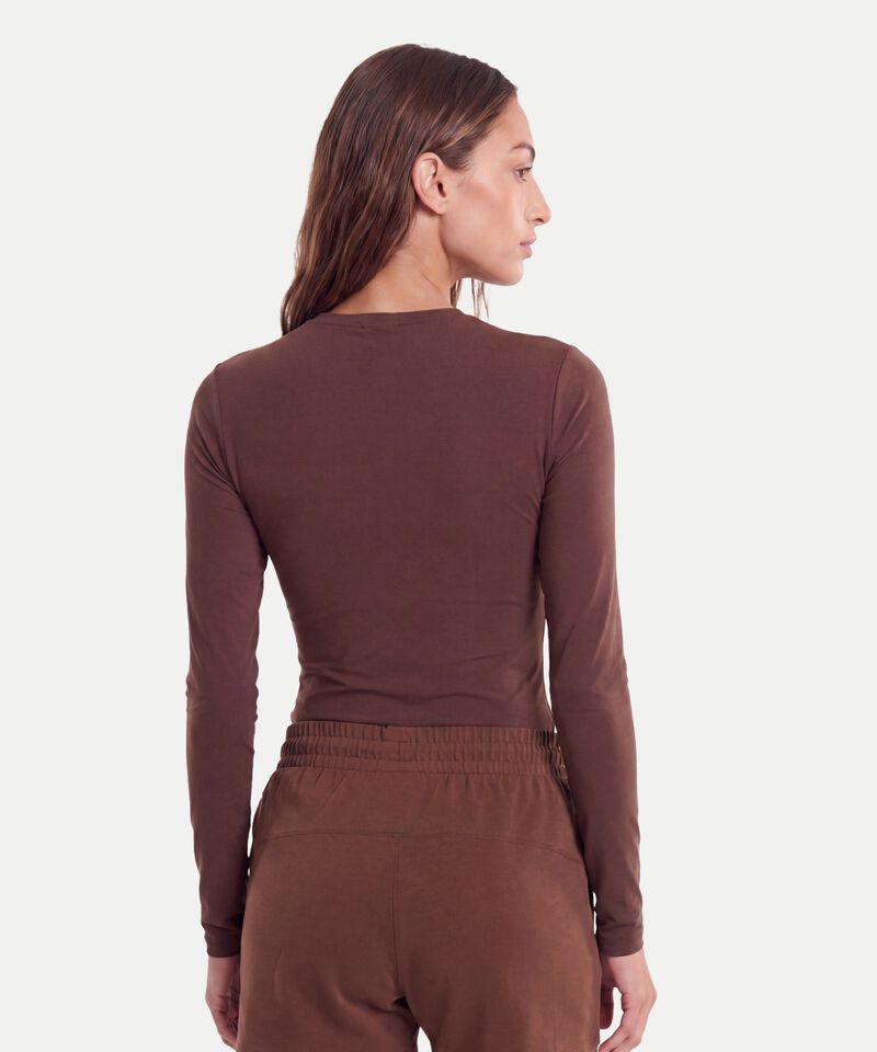 Camiseta Para Mujer CafeOscuro