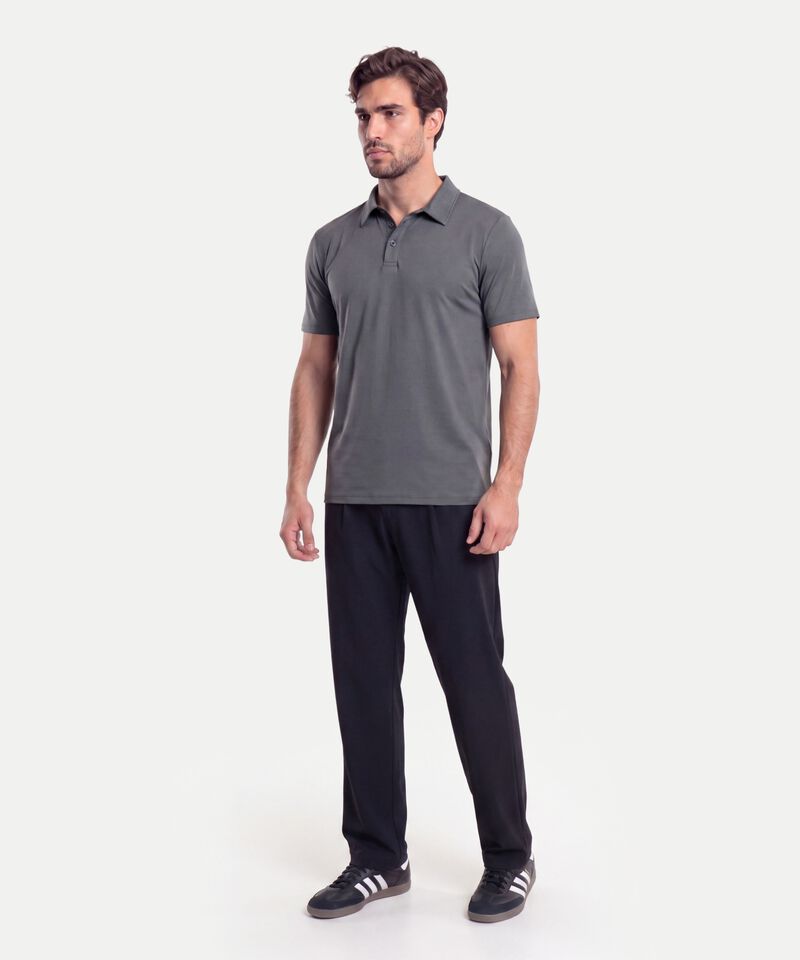 Polo Para Hombre Gris