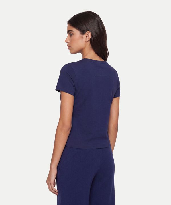 Camiseta Para Mujer Azul