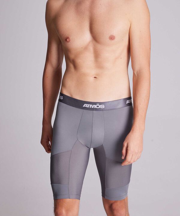 Boxer Para Hombre Gris