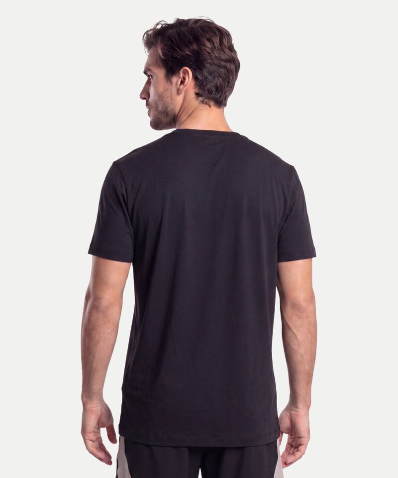 Camiseta Para Hombre Negro
