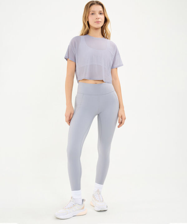 Leggins Para Mujer GrisClaro image number null