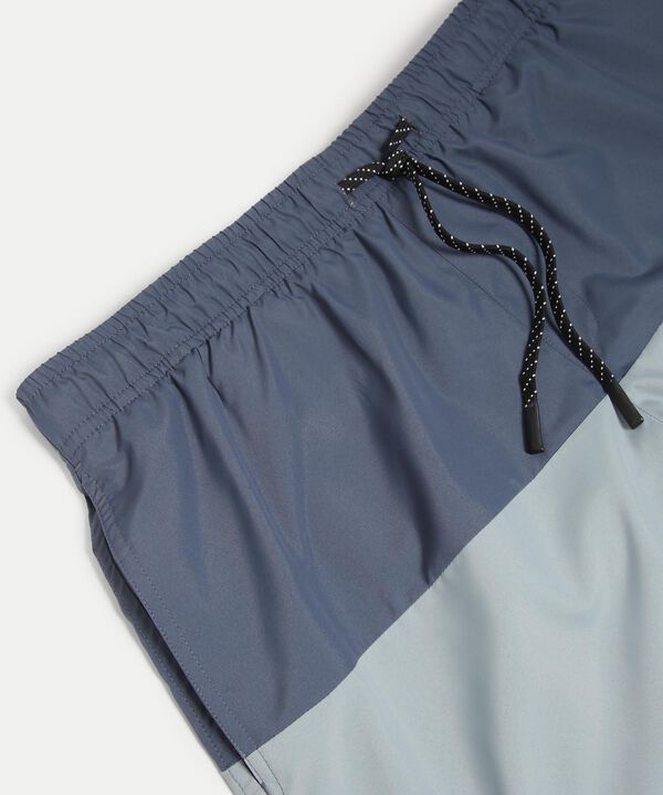 Pantaloneta Para Hombre Azul image number null