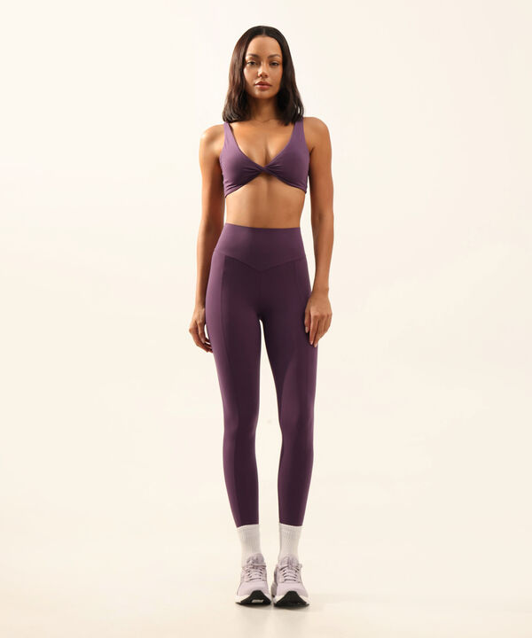 Leggins Para Mujer Morado image number null