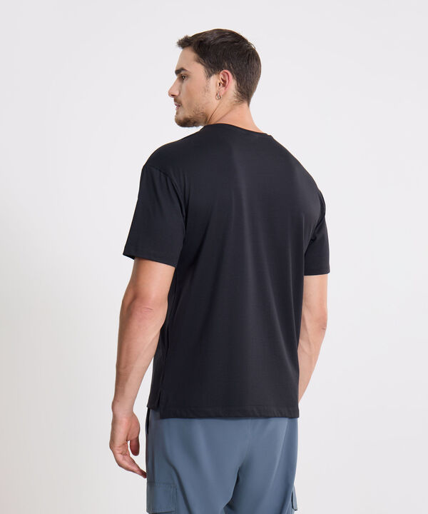 Camiseta Para Hombre Negro image number null