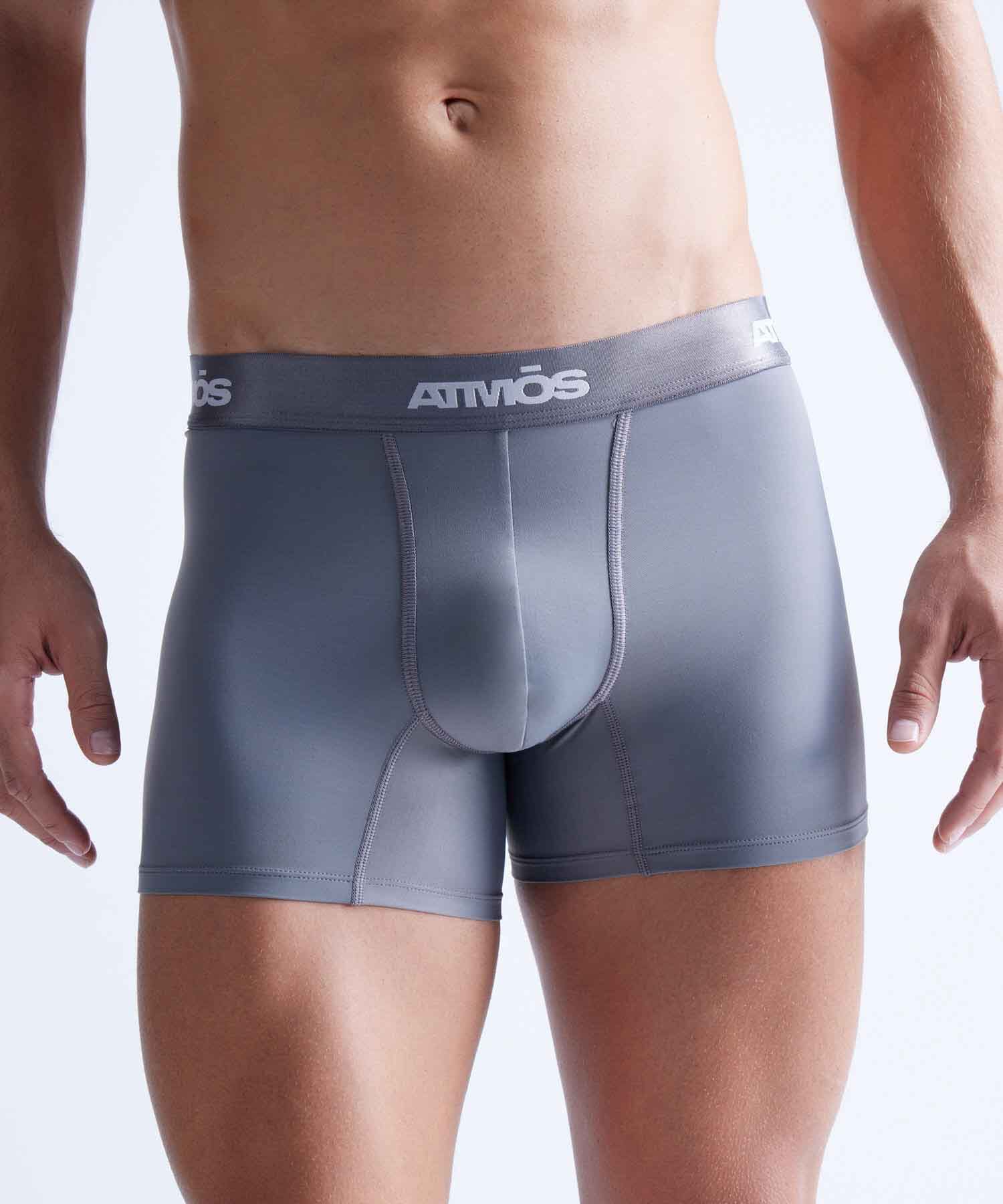 Boxer Para Hombre Gris