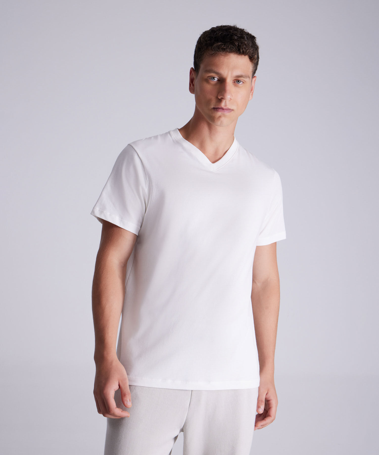 Camiseta Para Hombre Marfil