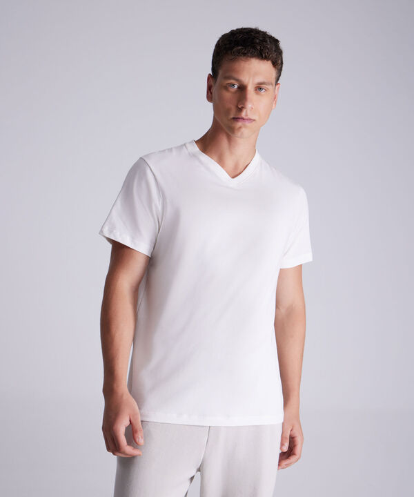 Camiseta Para Hombre Marfil image number null