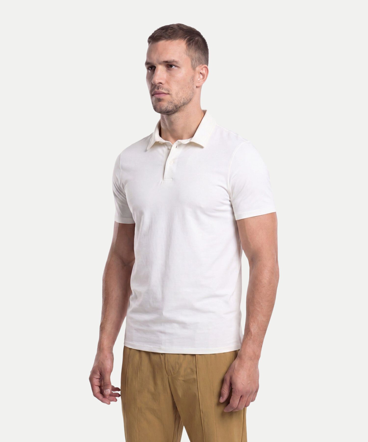Polo Para Hombre Blanco
