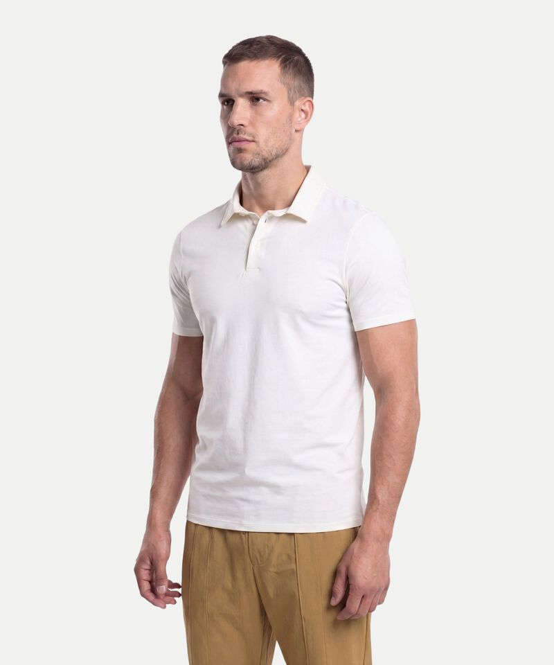 Polo Para Hombre Blanco