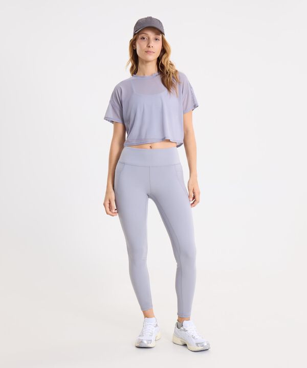 Camiseta Para Mujer GrisClaro image number null