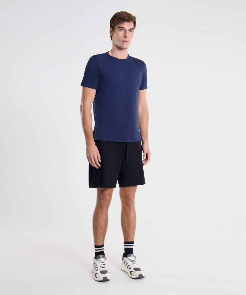 Camiseta Para Hombre AzulOscuro