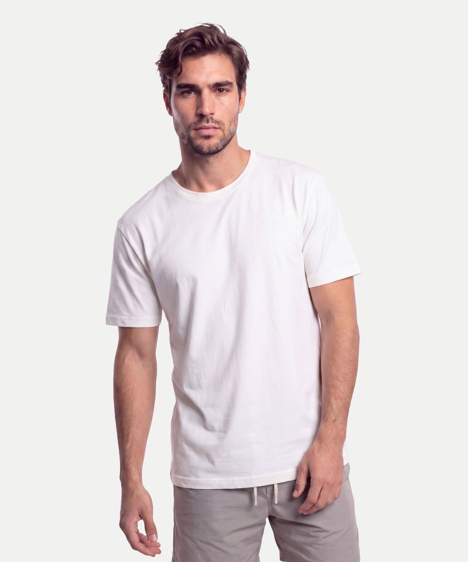 Camiseta Para Hombre Blanco