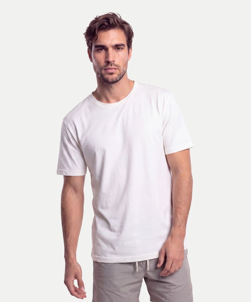 Camiseta Para Hombre Blanco