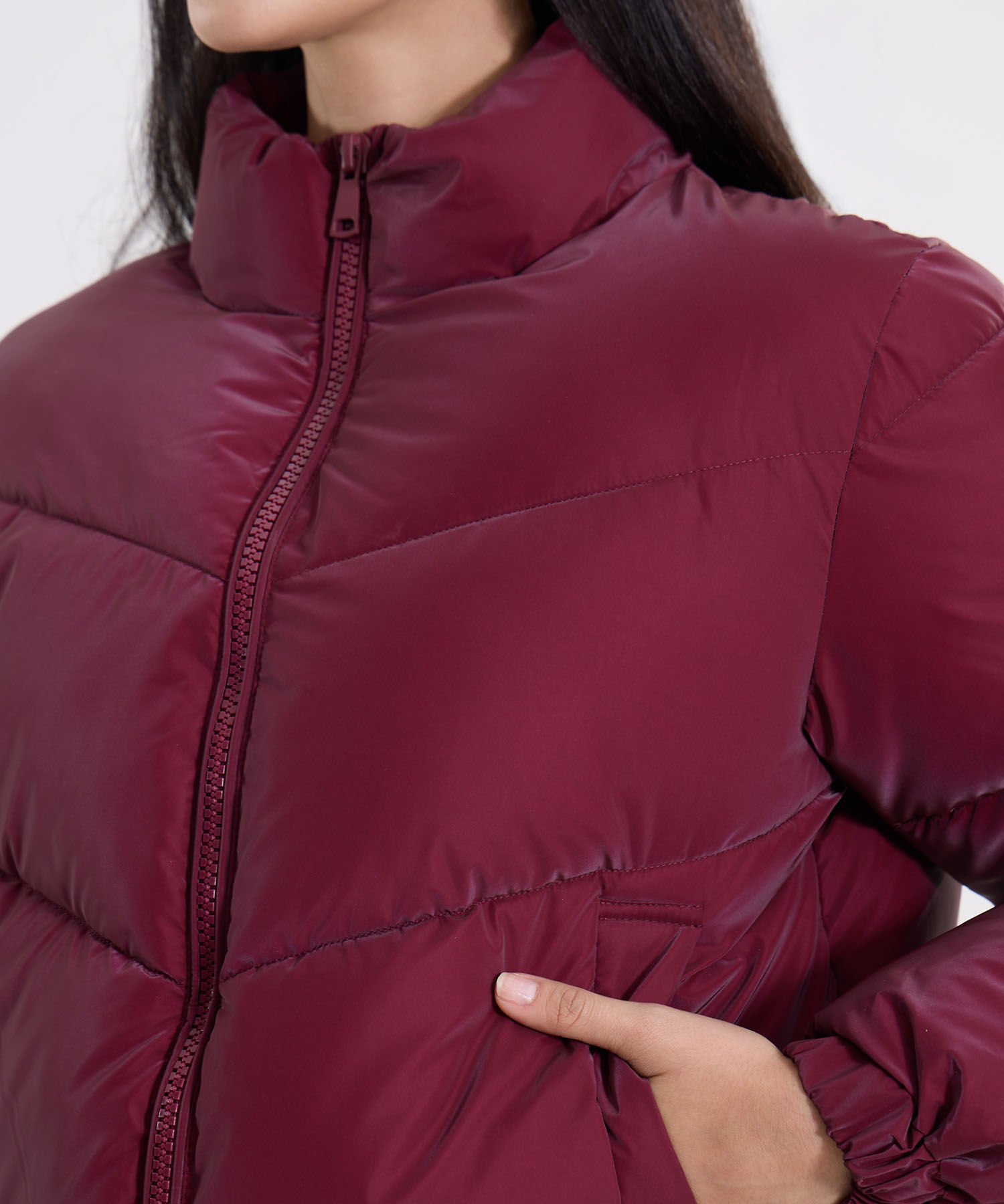 Chaqueta Para Mujer Vino