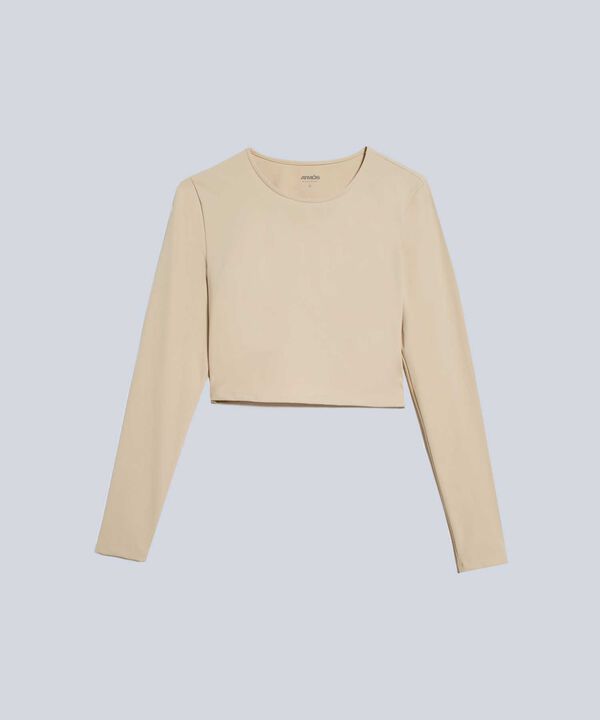 Camiseta Para Mujer Beige image number null