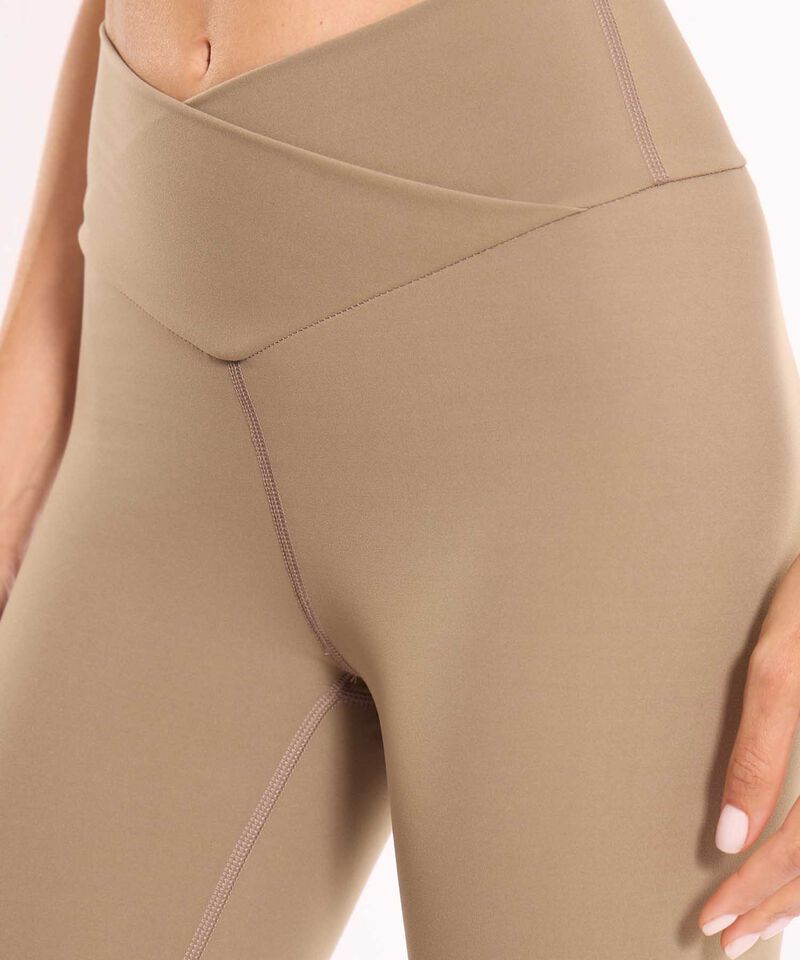 Leggins Pretina Cruzada Aerius Skin, Mocca