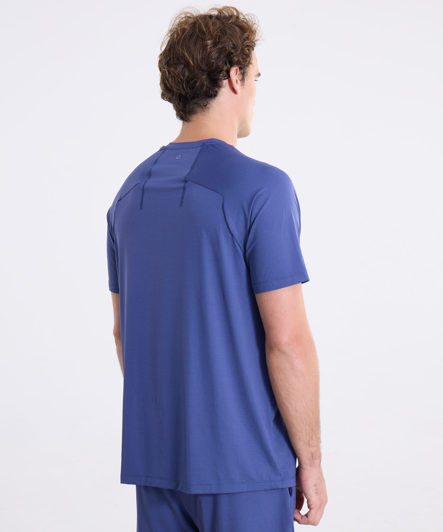 Camiseta Para Hombre AzulOscuro