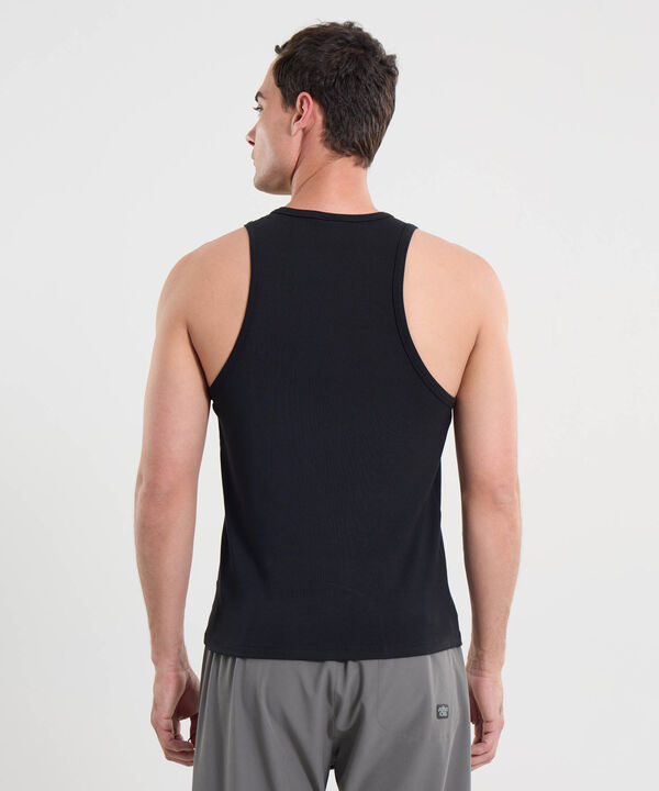 Camiseta Para Hombre Negro