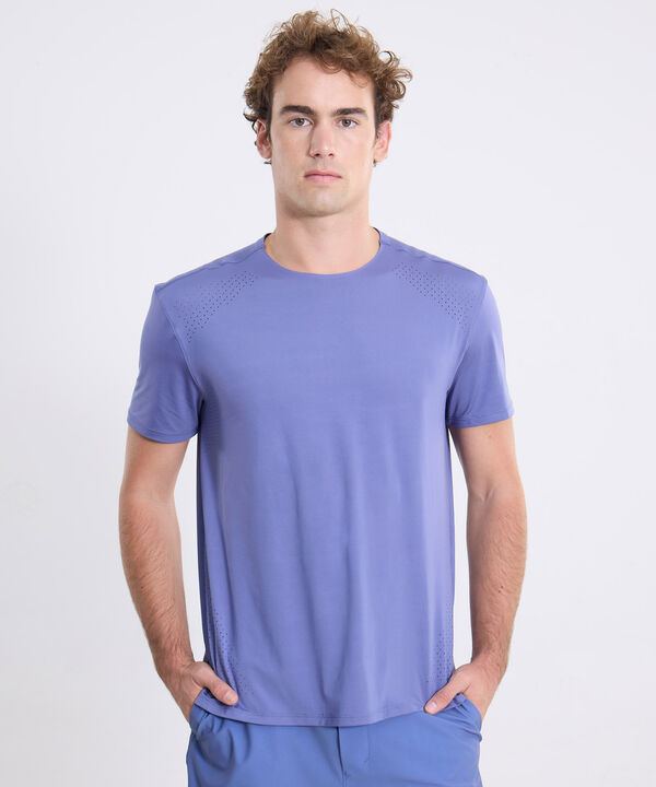 Camiseta Para Hombre AzulMedio