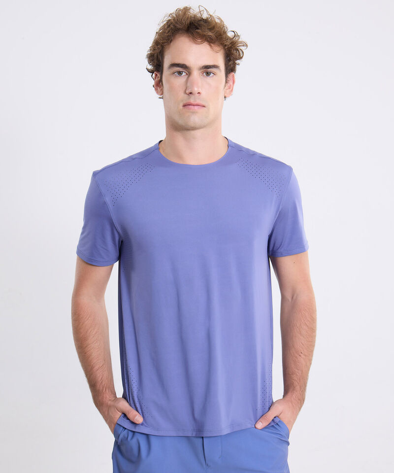 Camiseta Para Hombre AzulMedio