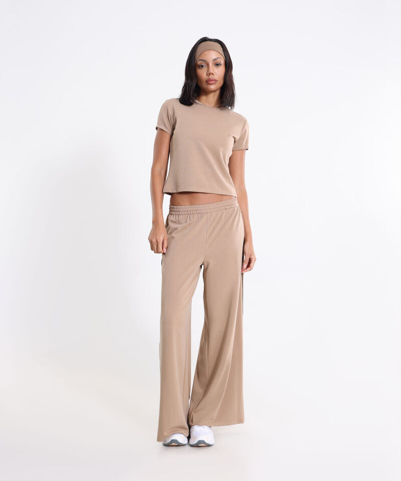 Camiseta Para Mujer Beige