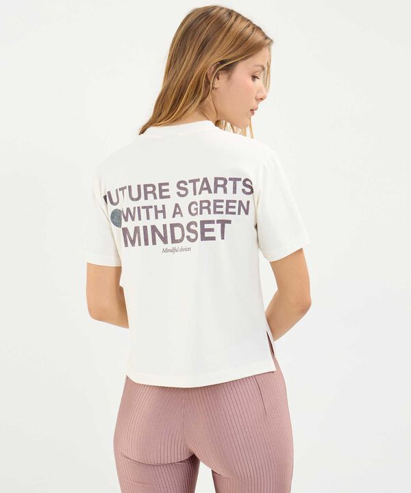 Camiseta Para Mujer Marfil