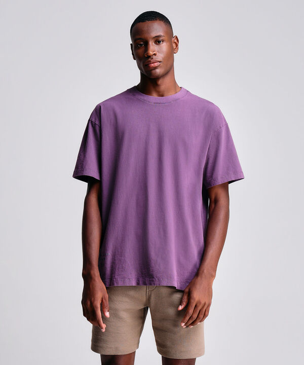 Camiseta Para Hombre Morado image number null