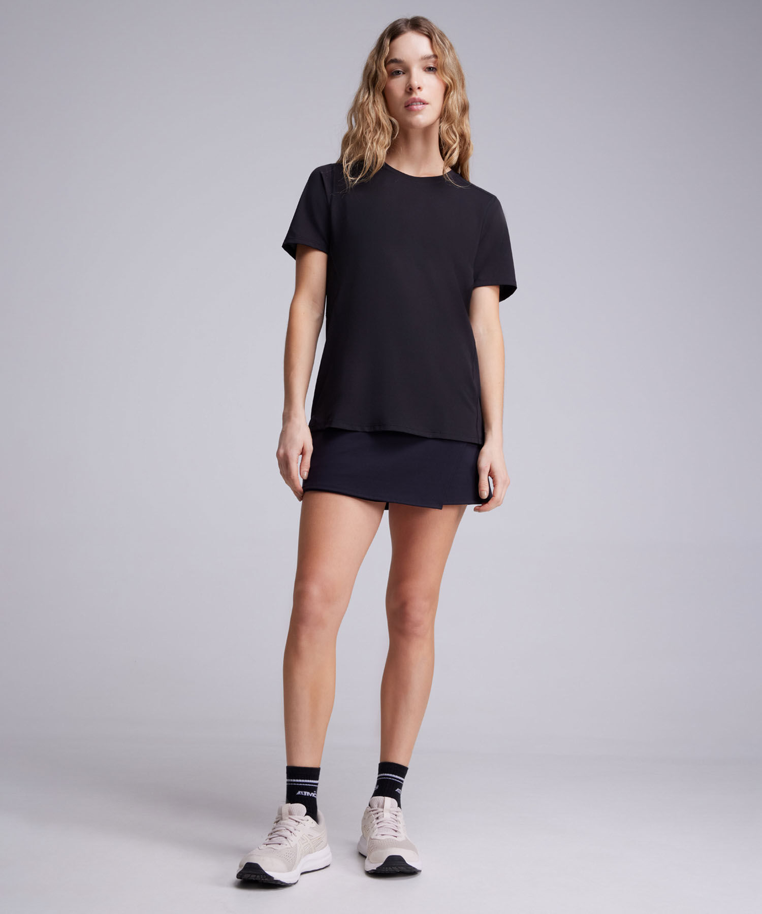 Camiseta Para Mujer Negro