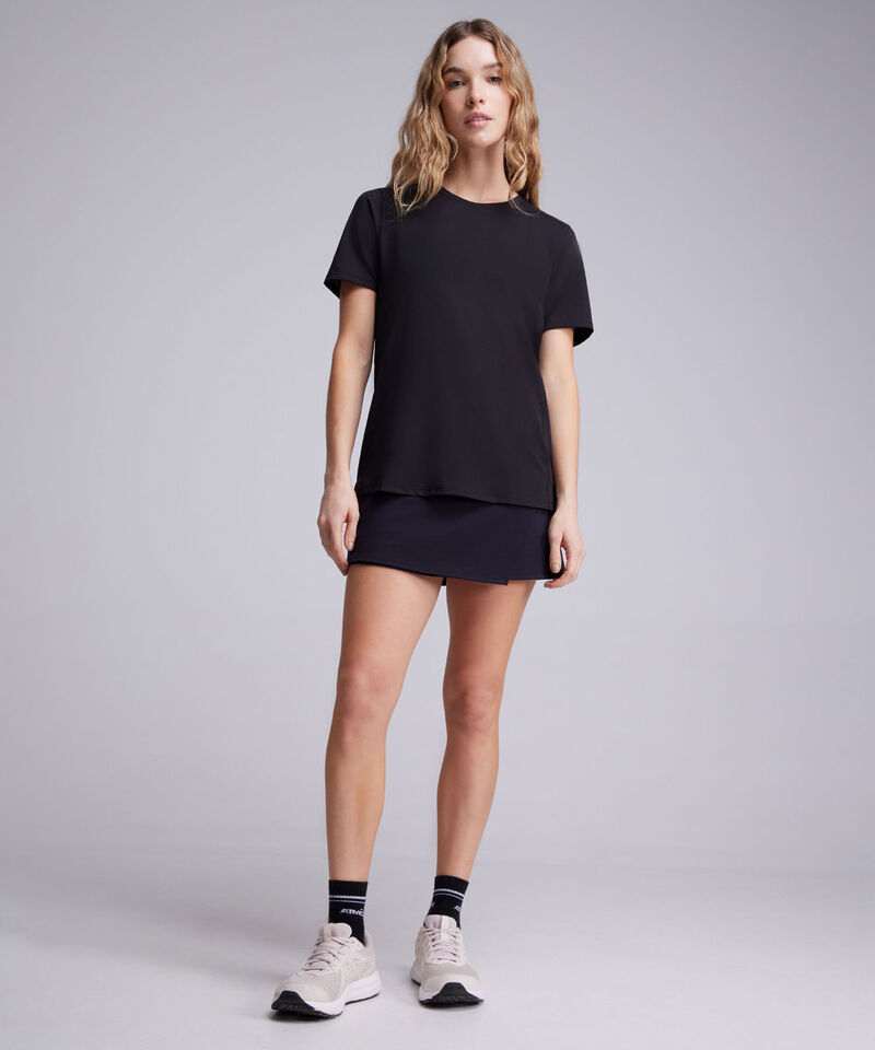 Camiseta Para Mujer Negro