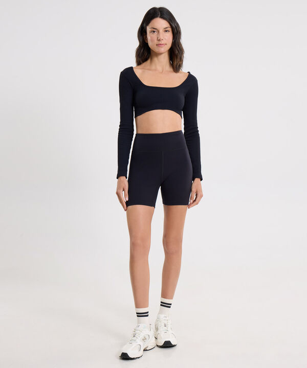 Short Para Mujer Negro image number null