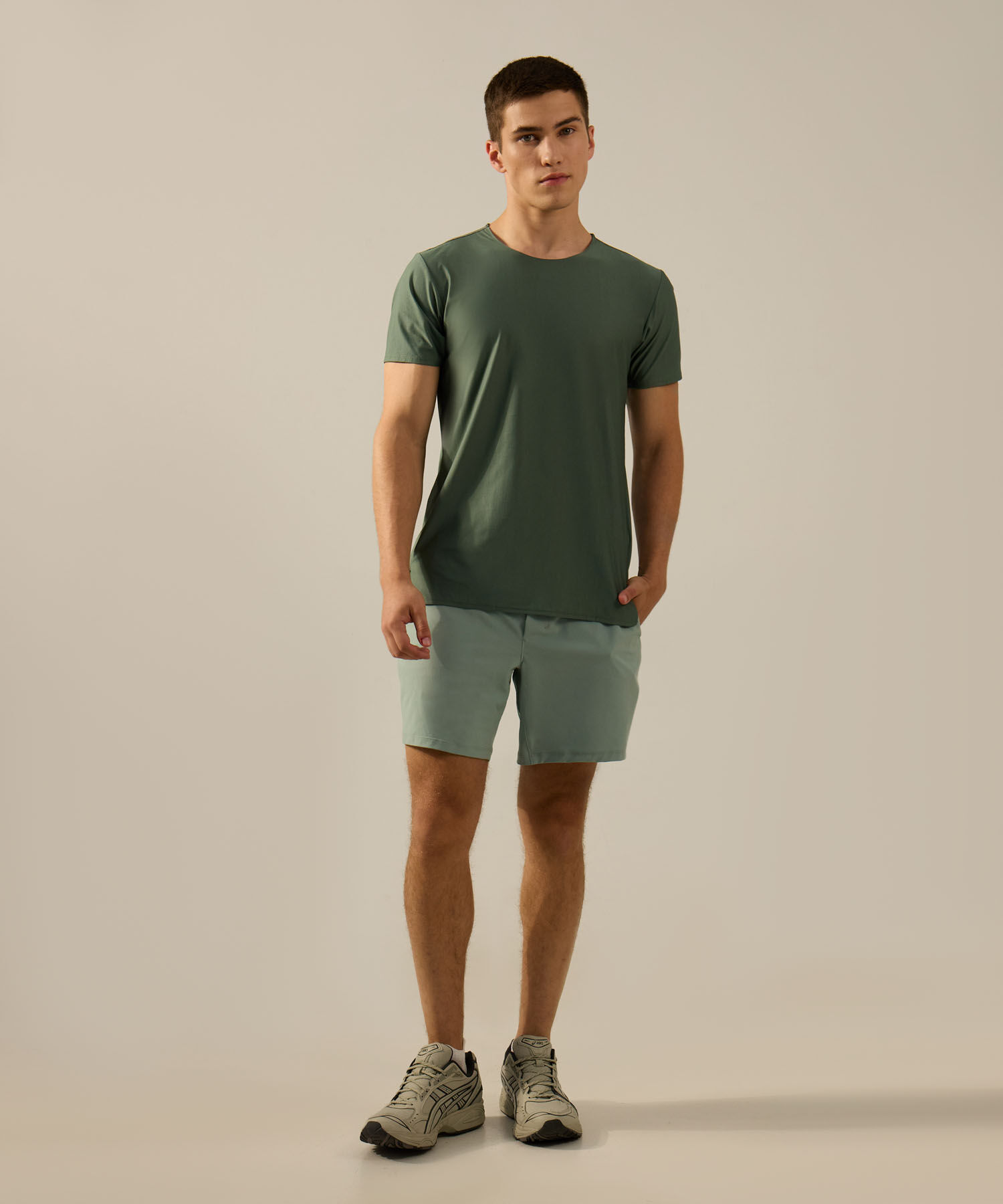 Camiseta Para Hombre Verde