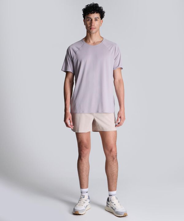 Camiseta Para Hombre LilaPastel image number null
