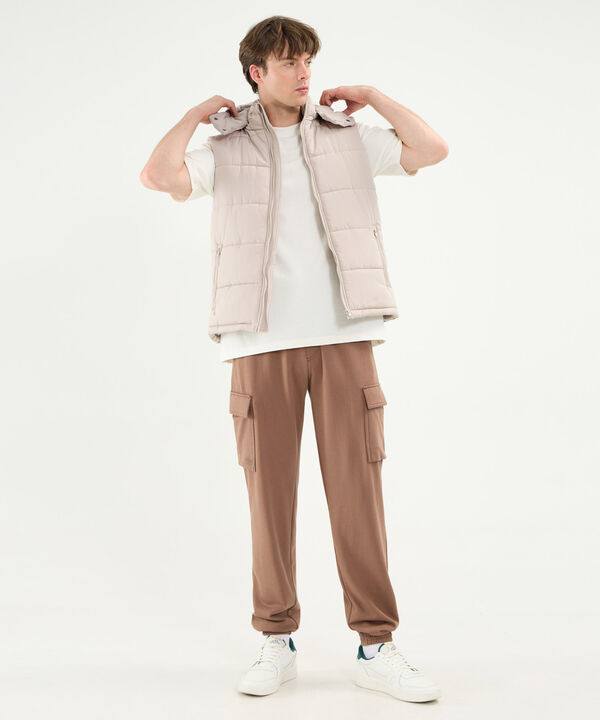 Chaleco Para Hombre Beige image number null