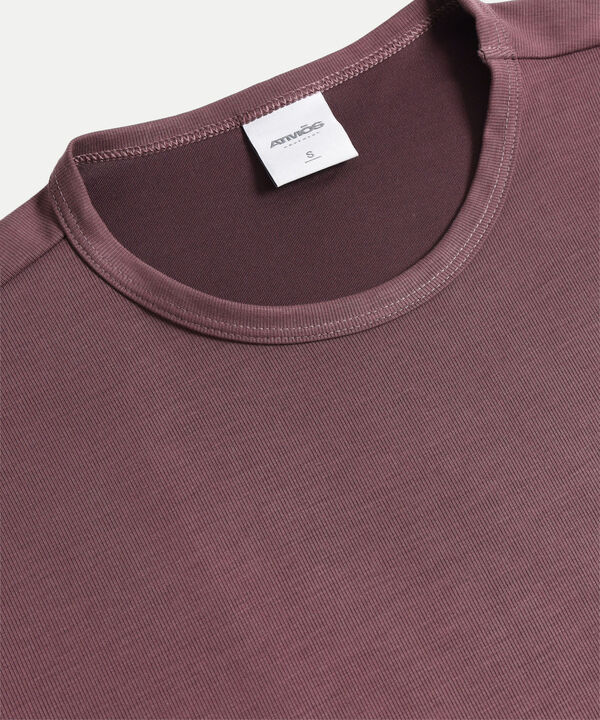Camiseta Para Mujer CafeOscuro image number null