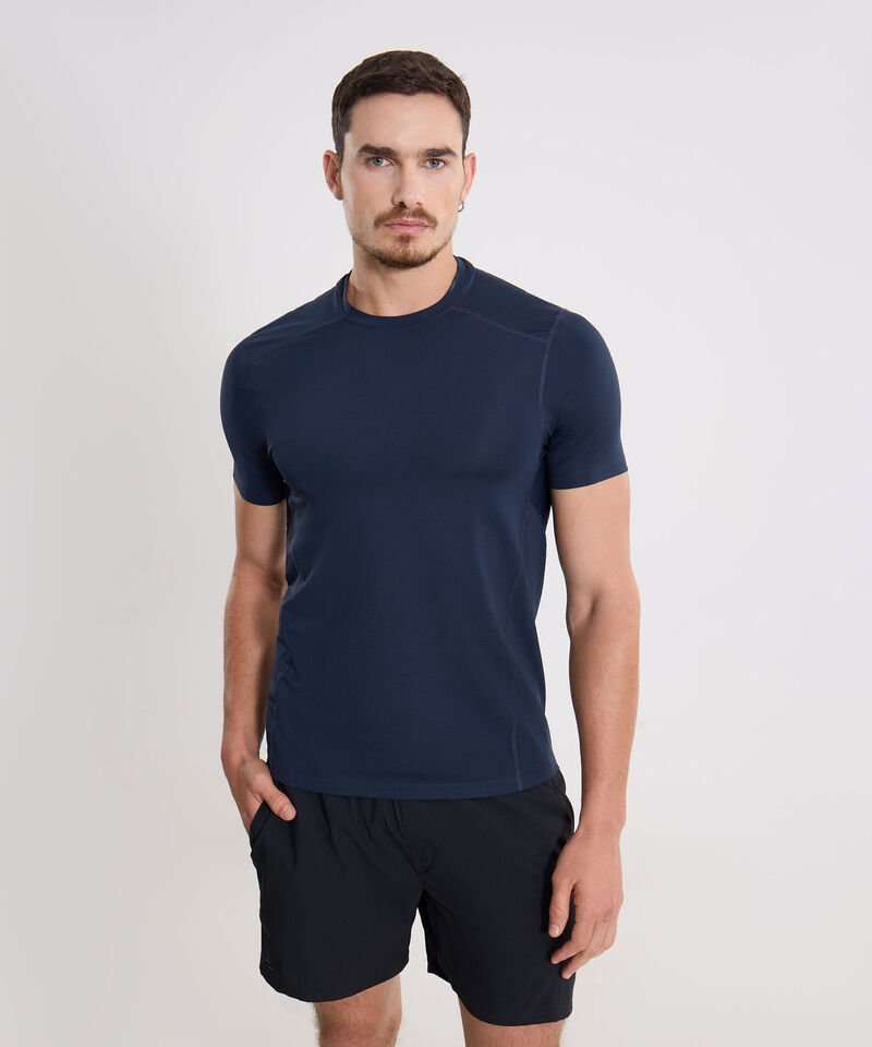 Camiseta Para Hombre Azul