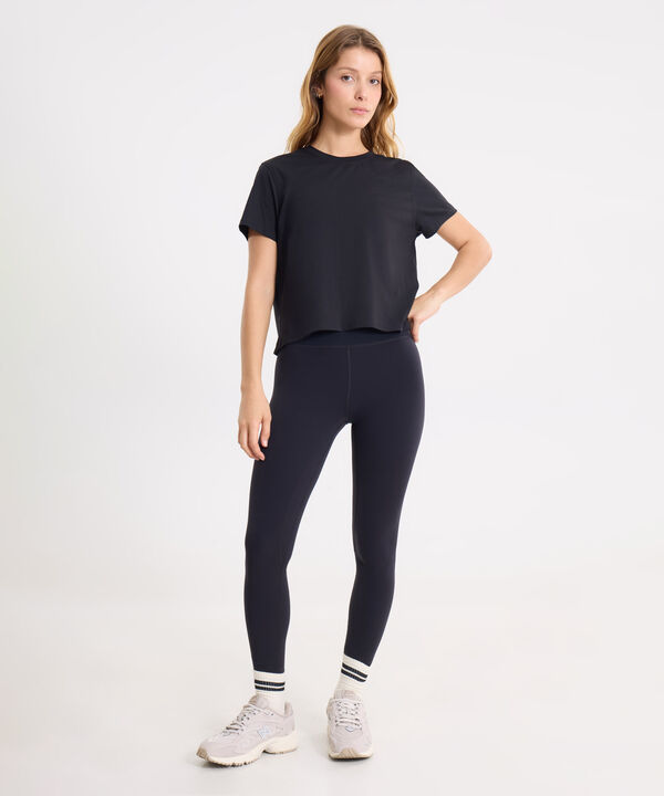 Set Deportivo con Leggings de Compresión y Camiseta Boxy,  image number null