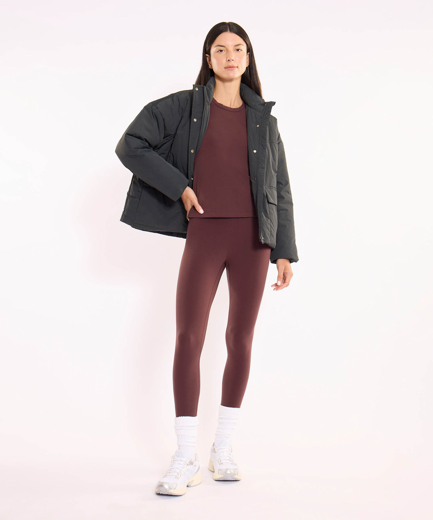 Camiseta Para Mujer CafeOscuro