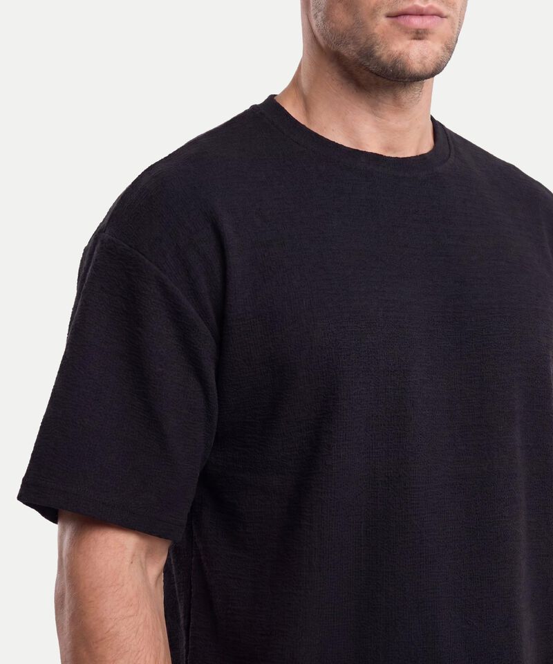 Camiseta Para Hombre Negro