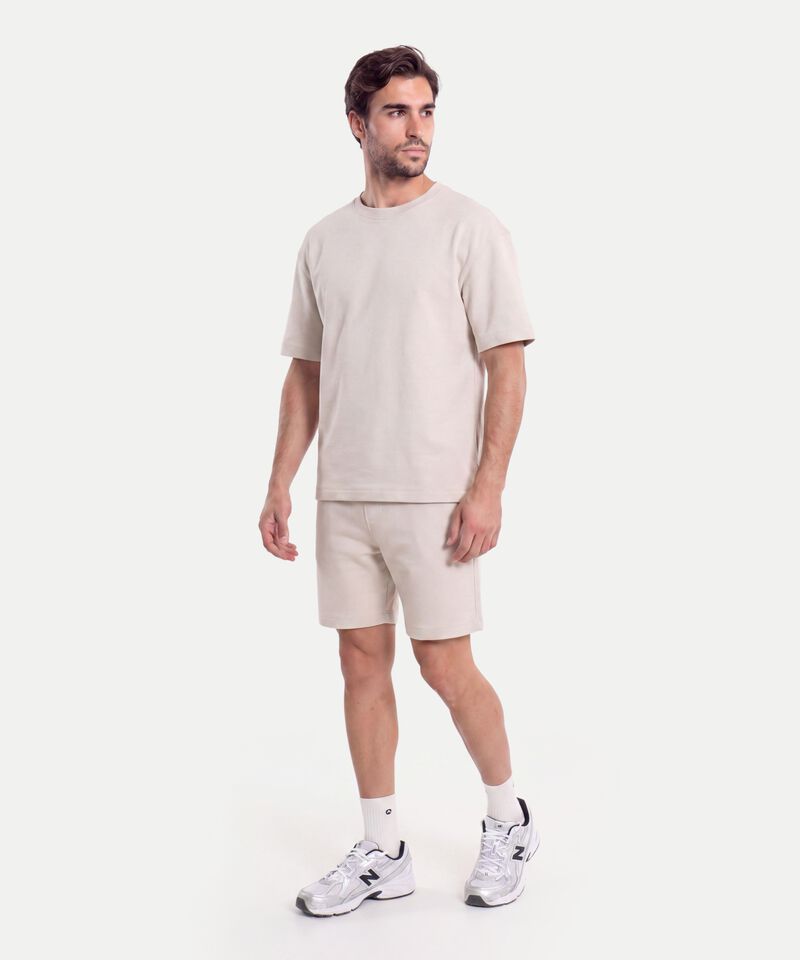 Bermuda Para Hombre Crema