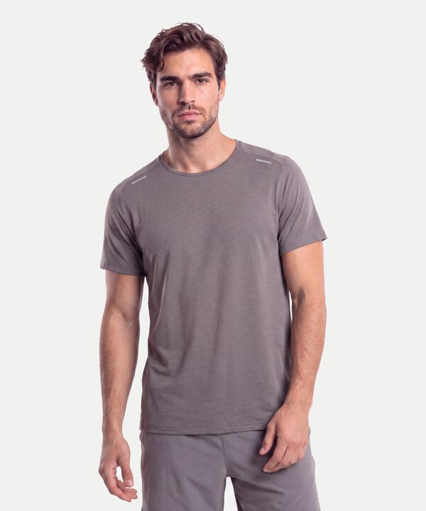 Camiseta Para Hombre GrisOscuro image number null