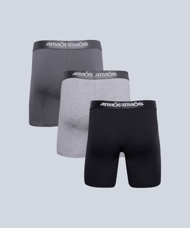 Boxer Para Hombre Gris