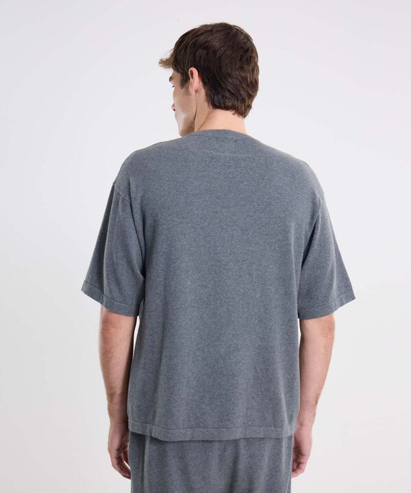 Camiseta Para Hombre Gris